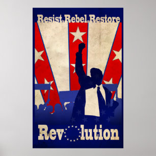 Rebel Restore Revolution Poster (groß)