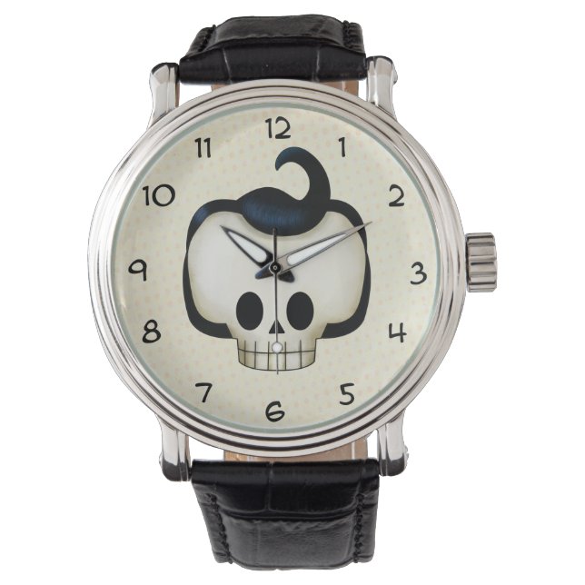 Rebel Skull Armbanduhr (Vorderseite)