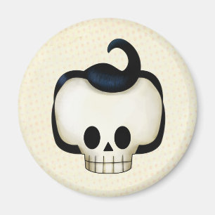 Rebel Skull Magnet
