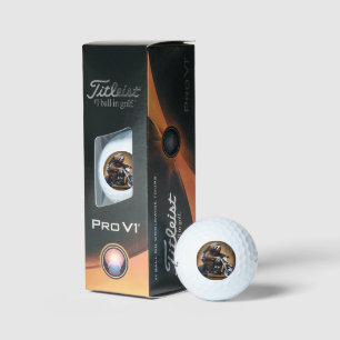 Rebel Sloth: Ein lederverkleidetes Motorrad Golfball