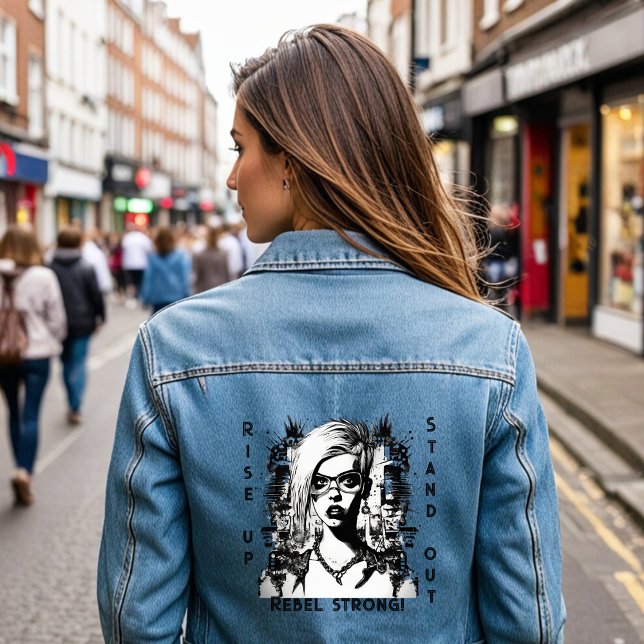 Rebel Spirit Denim Jacket Jeansjacke (Von Creator hochgeladen)
