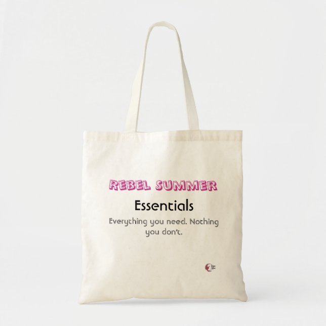 Rebel Summer Essentials Tragetasche – Minimalistis (Vorne)