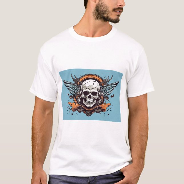 Rebel Threads: Rock & Roll Patch Collection T-Shirt (Vorderseite)