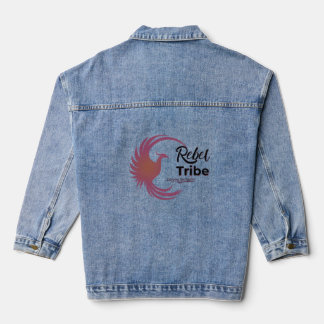 Rebel Tribe Denim Jacket – Phoenix Logo  Jeansjacke