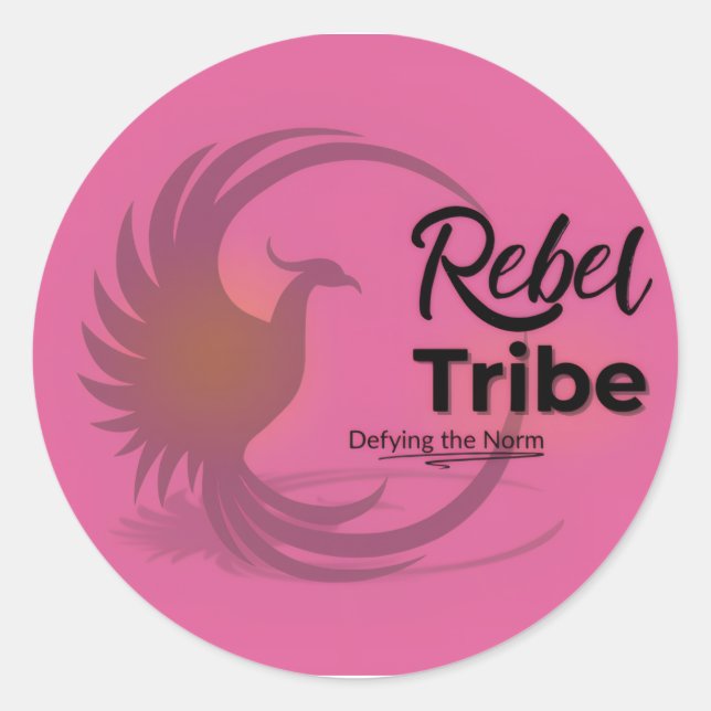 Rebel Tribe Phoenix Logo Aufkleber (Vorderseite)