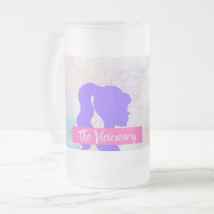 Rebel Tribe™ „The Visionary“ Milchglas-Tasse Mattglas Bierglas