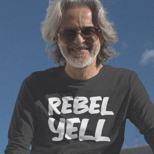 REBEL YELL 1980er VINTAGE T - Shirt T - Shirt