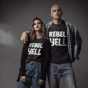 REBEL YELL 1980er VINTAGE T - Shirt T - Shirt