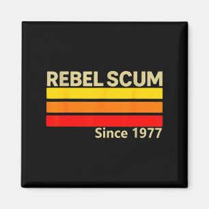 Rebell Abschaum seit 1977 Clic Retro Ikonisch Vint Magnet