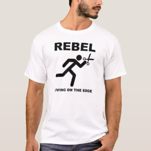 Rebell am Rand Lustiges T-Shirt