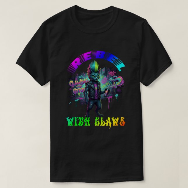 Rebell mit Klauen T-Shirt (Design vorne)