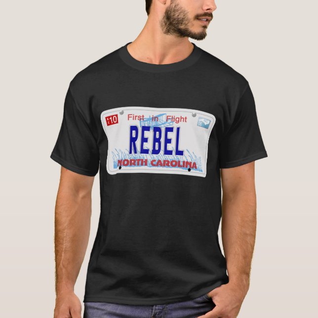 Rebell - NC-Platte T-Shirt (Vorderseite)