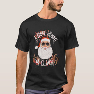 Rebell ohne Claus Funny Weihnachten Weihnachtsmann T-Shirt