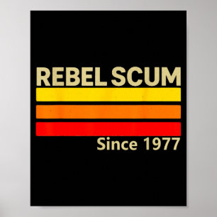 Rebell S Seit 1977 Clic Retro Ikonisch Vintage Sag Poster