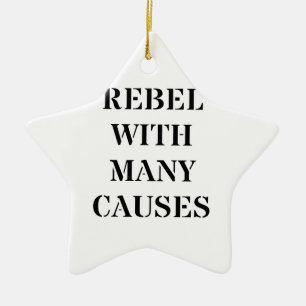Rebellen mit vielen Ursachen Keramikornament
