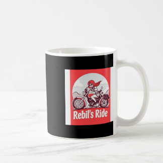 Rebellen-Motorradfahrer-Aufkleber Kaffeetasse
