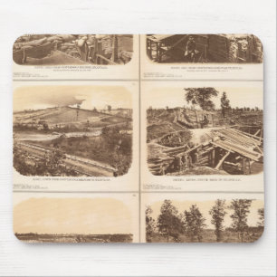 Rebellenlinien, Atlanta, Ga Mousepad