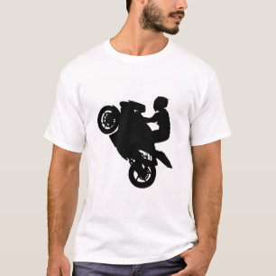 "Rebellenstreiter YOLO - Motorraddesign vorne/hint T-Shirt