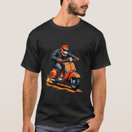 Rebellia Gorilla auf dem Motorrad-T - Shirt