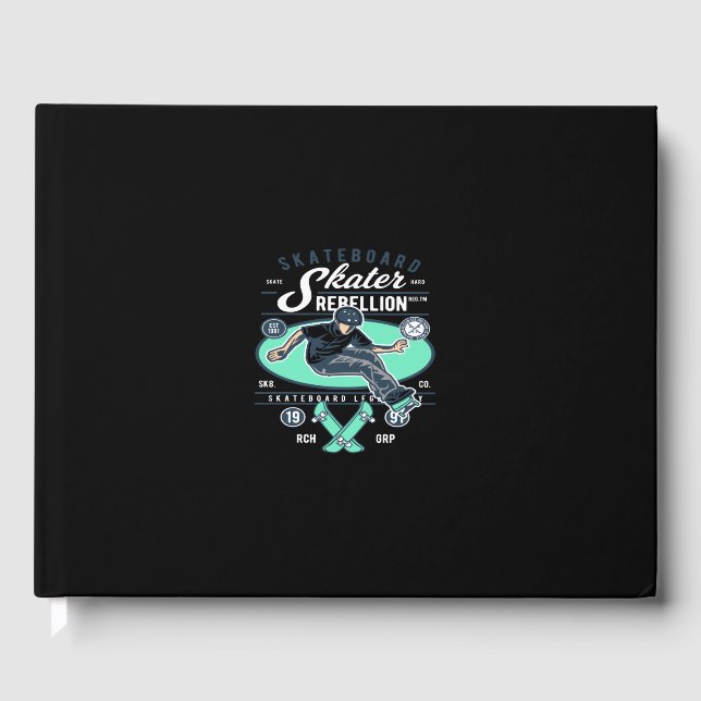 Rebellion des Skaters Gästebuch (Vorderseite)
