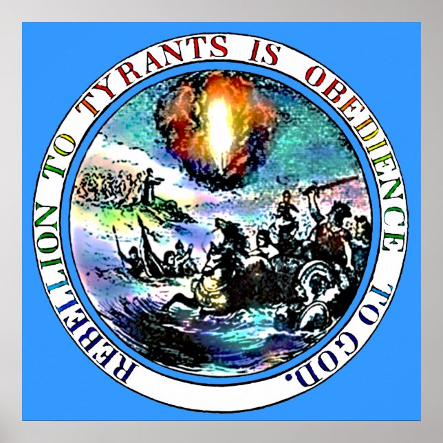 Rebellion Originaltext für größtes Poster (Vorne)