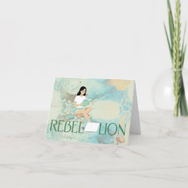 Rebellion Reading – Dankeskarten für Bücherliebhab Dankeskarte
