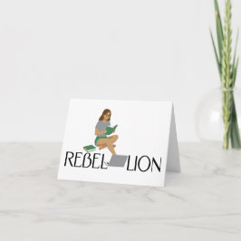 Rebellion Reading – Dankeskarten für Bücherliebhab Dankeskarte