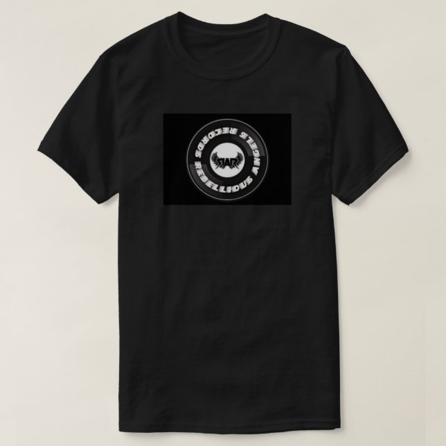 REBELLIÖSE ANGELN PLATTEN T SHIRT (Design vorne)