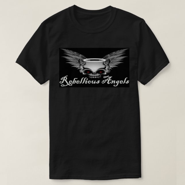 REBELLIOUS ANGELS MC LOGO T SHIRT (Design vorne)