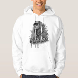 Rebellische Seele – Fette Graffiti Pop Art Streetw Hoodie