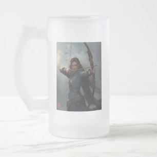 Rebellischer Bogenschütze Mattierte Tasse – Warrio
