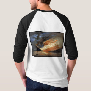 Rebellisches Flaggschiff des Bürgerkriegs auf Feue T-Shirt