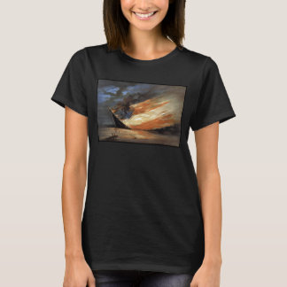 Rebellisches Flaggschiff des Bürgerkriegs auf Feue T-Shirt