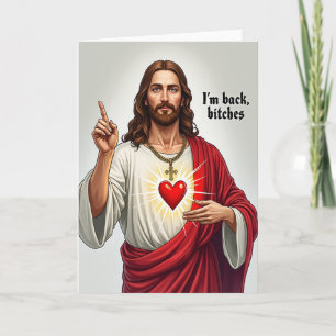 Rebellisches Ikon lustige Grußkarte Karte