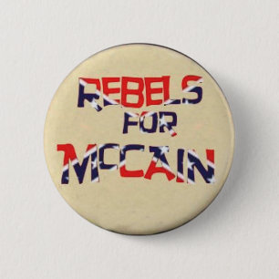 Rebels für McCain Button