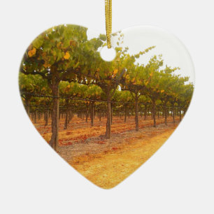 Reben ausgerichtet keramik ornament