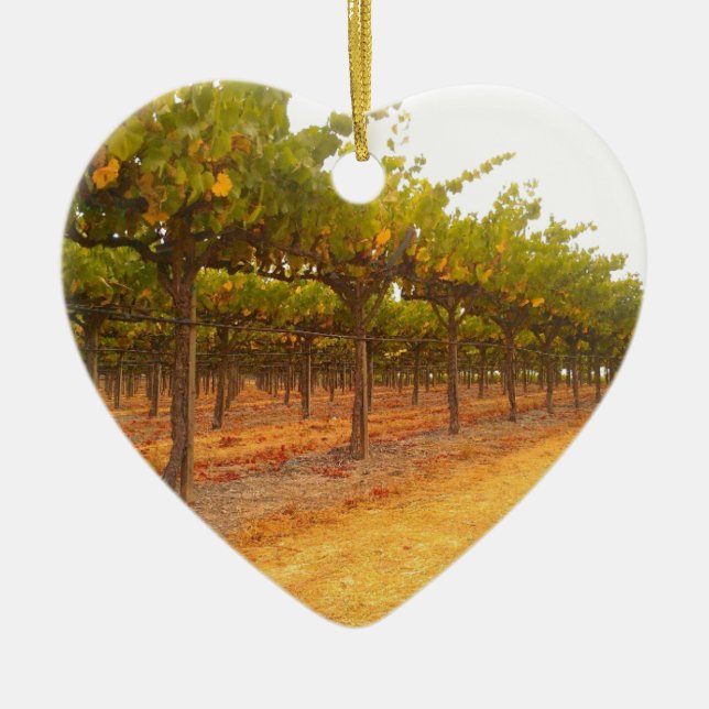 Reben ausgerichtet keramik ornament (Vorne)