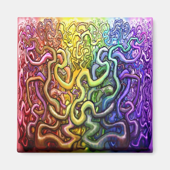Reben überlagern Rainbow Magnet (Vorne)
