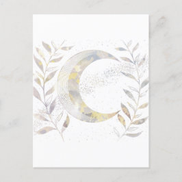 Reben und Mond Postkarte