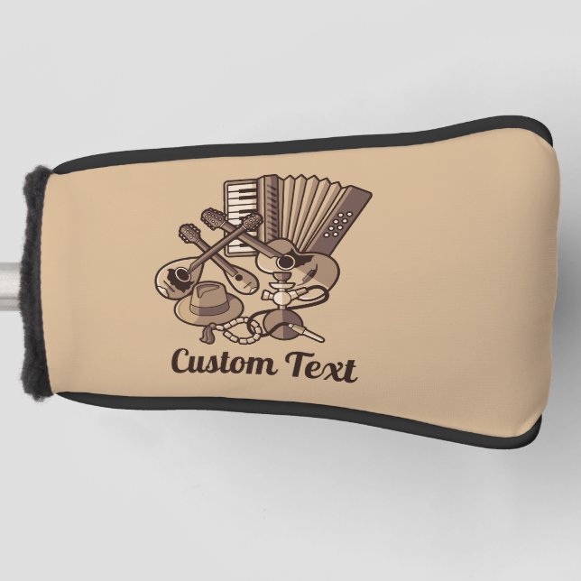 Rebetiko Icons Golf Head Cover Golf Headcover (Vorderseite)