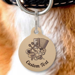 Rebetiko Icons Pet ID Etikett Haustiermarke
