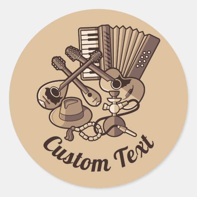 Rebetiko Icons Sticker (Vorderseite)