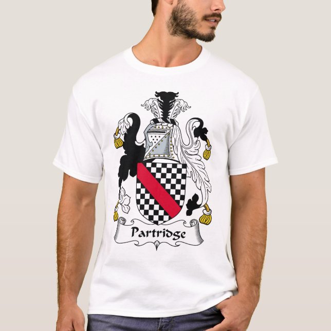 Rebhuhn-Familienwappen T-Shirt (Vorderseite)