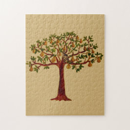 Rebhuhn in Birnen-Baum-Puzzlespiel-Geschenkboxen Puzzle