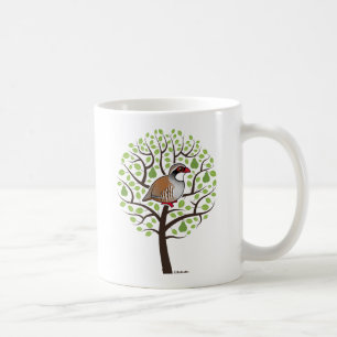 Rebhuhn in einem Birnen-Baum Tasse