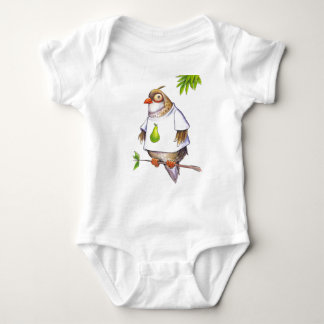 Rebhuhn in einem Entwurfskleid der Birne T Baby Strampler