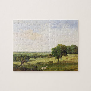 Rebhuhn-Schießen (Öl auf Millboard) Puzzle