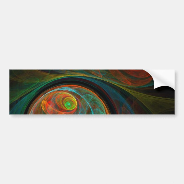 Rebirth Abstrakt Art Autoaufkleber (Vorne)