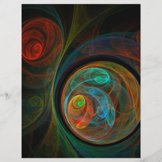 Rebirth Abstrakt Art Flyer (Vorne)