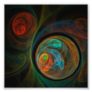 Rebirth Abstrakt Art Foto Print